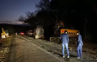 la mendieta sadir destaco el avance de las obras sobre ruta 56