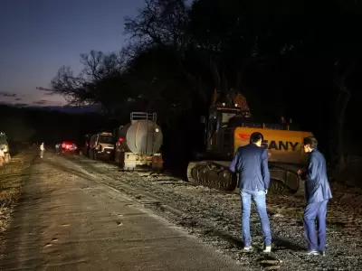 la mendieta sadir destaco el avance de las obras sobre ruta 56