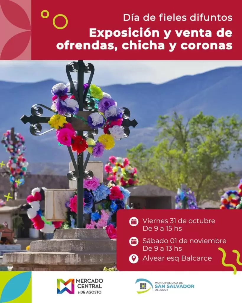 El Mercado Central celebra las tradiciones juje�as con exposici�n y venta de ofrendas, chicha y coronas