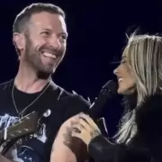 Chris Martin fue el gran invitado sorpresa de Tini en "Futttura"