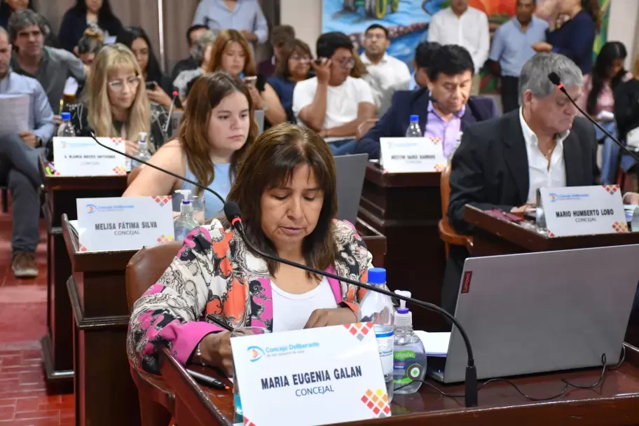 Sesión Ordinaria en en Concejo Deliberante de San Salvador de Jujuy