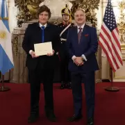 Javier Milei recibió a Peter Lamelas, el nuevo embajador de Estados Unidos en la Argentina
