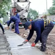 Avanzan las obras de infraestructura urbana en Alto Comedero bajo el programa "Obra Mixta"