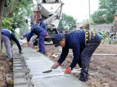 Avanzan las obras de infraestructura urbana en Alto Comedero bajo el programa �Obra Mixta�
