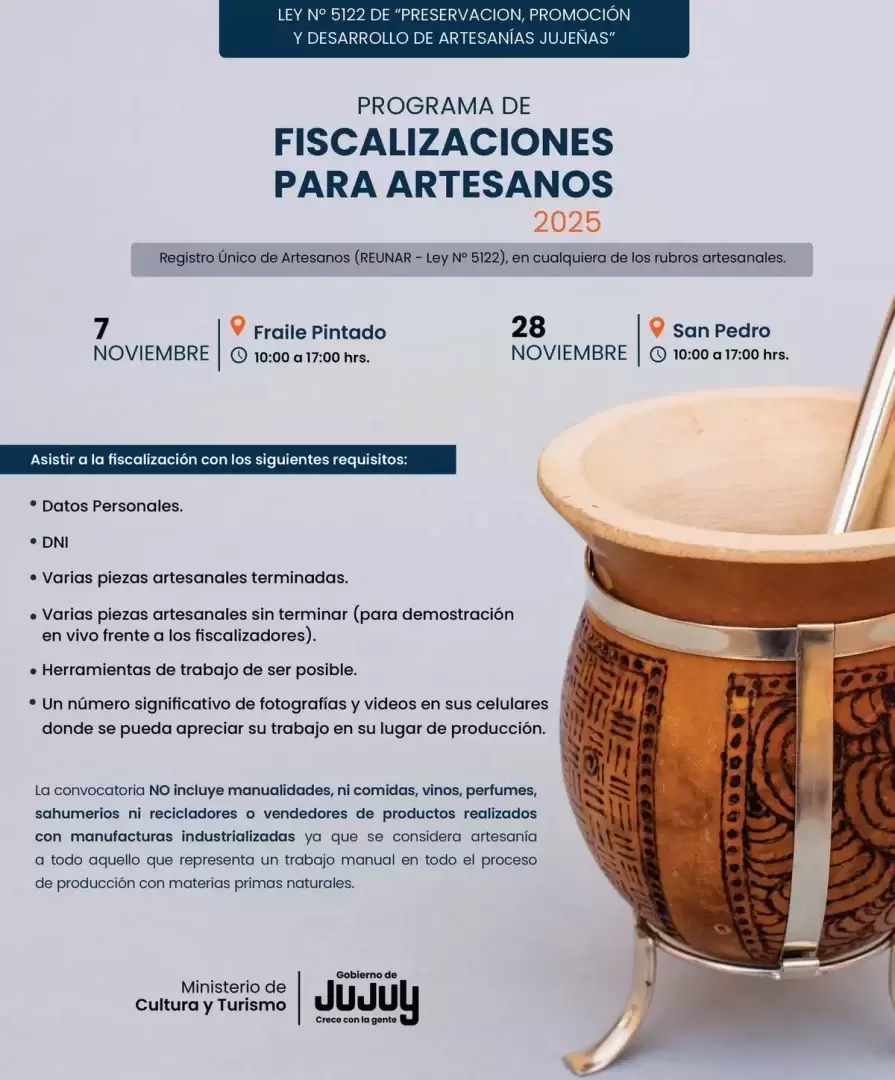 fiscalizaciones para artesanos