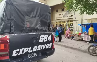 amenaza de bomba en la escuela Legado Belgraniano