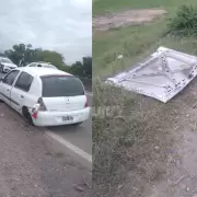 Piden ayuda para identificar a una camioneta que provocó un accidente en la Ruta 9 y se dio a la fuga