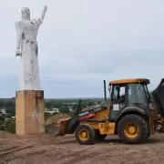 Avanza la construcci�n del nuevo mirador tur�stico en barrio La Merced de San Pedro