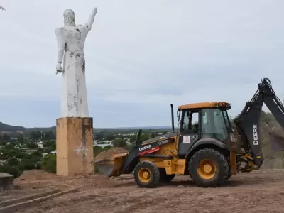 Construcci�n mirador en san pedro