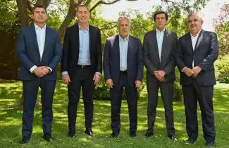 sadir con santilli y otros gobernadores
