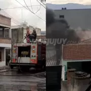 Bomberos controlaron un incendio en una vivienda del Barrio Gorriti