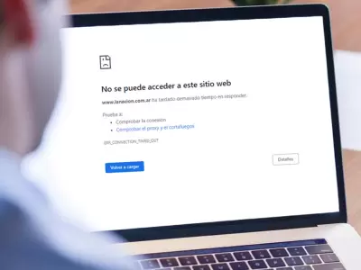 ca�da masiva de internet