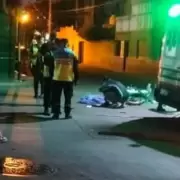 Un motociclista falleció al chocar con la parte trasera de un colectivo en la capital jujeña