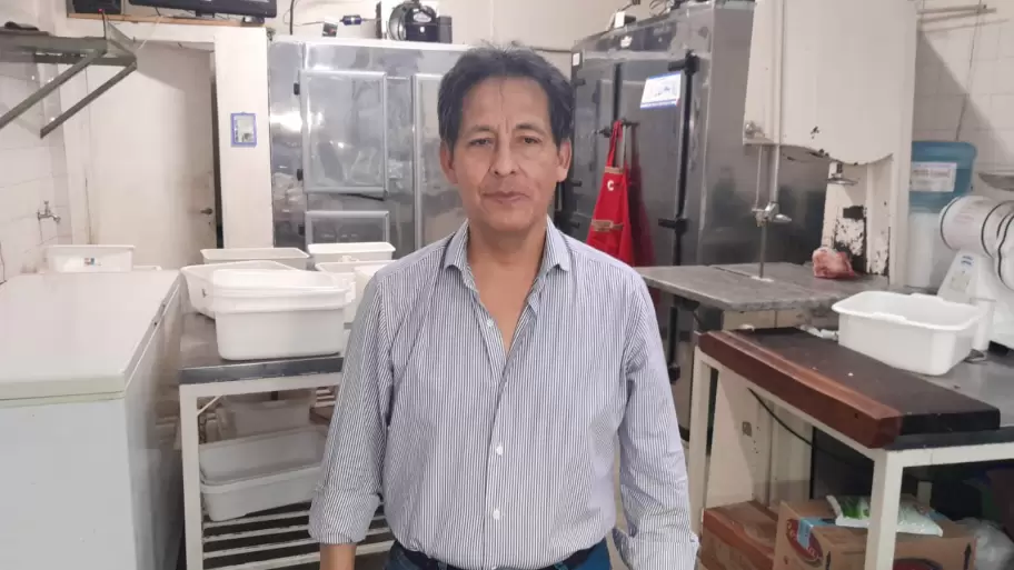 Hugo Solano, propietario de una carnicería de la capital jujeña