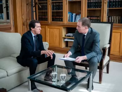 Carlos Sadir con Diego Santilli