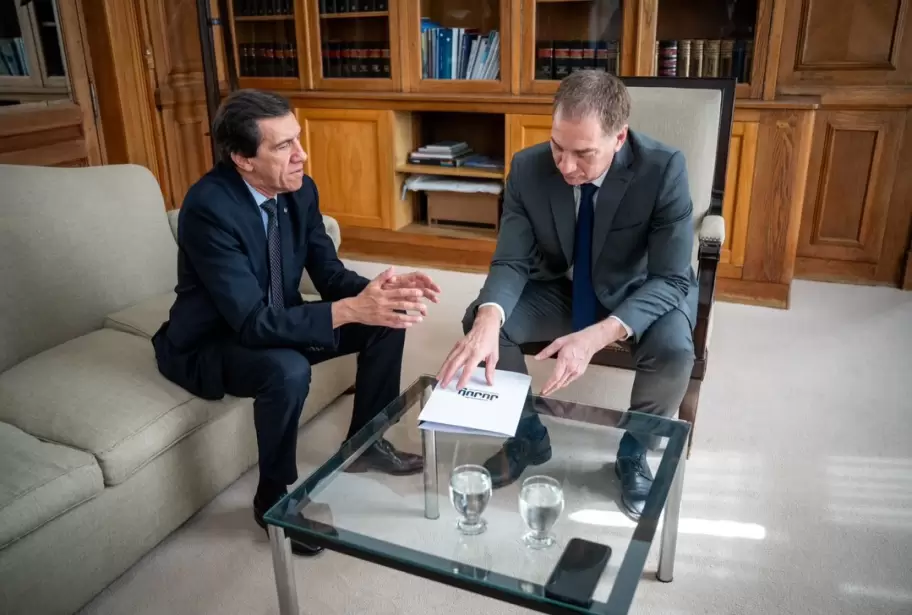 Carlos Sadir con Diego Santilli