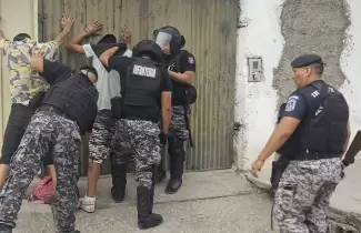 Aprehendidos en San Isidro y Punta Diamante