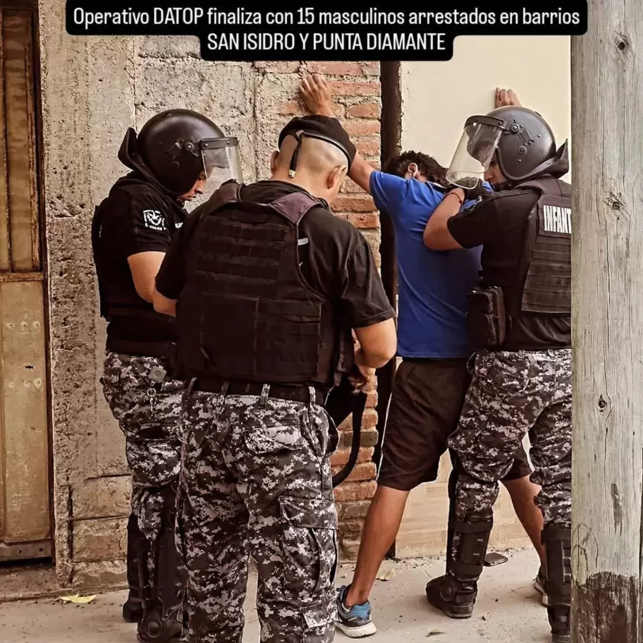 Detenidos en Punta Diamante