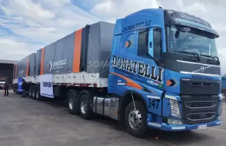 El cami�n m�s largo del pa�s fue presentado en Perico
