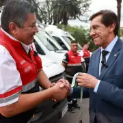 Sadir entregó 7 vehículos al SAME