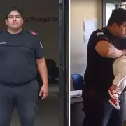 Policías auxiliaron a una beba de 15 meses y le salvaron la vida en San Francisco de Álava