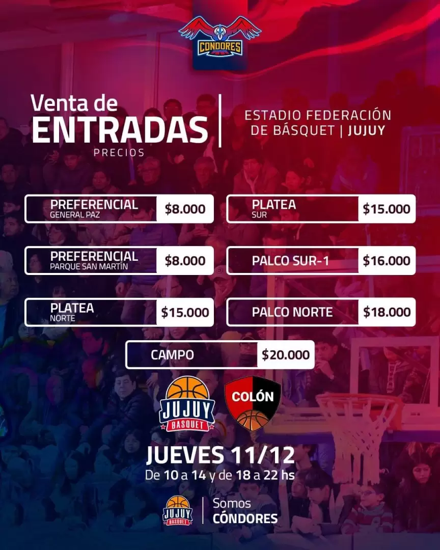 precios de las entradas