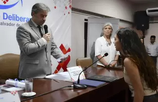 Jura de la concejal Melina Doguino