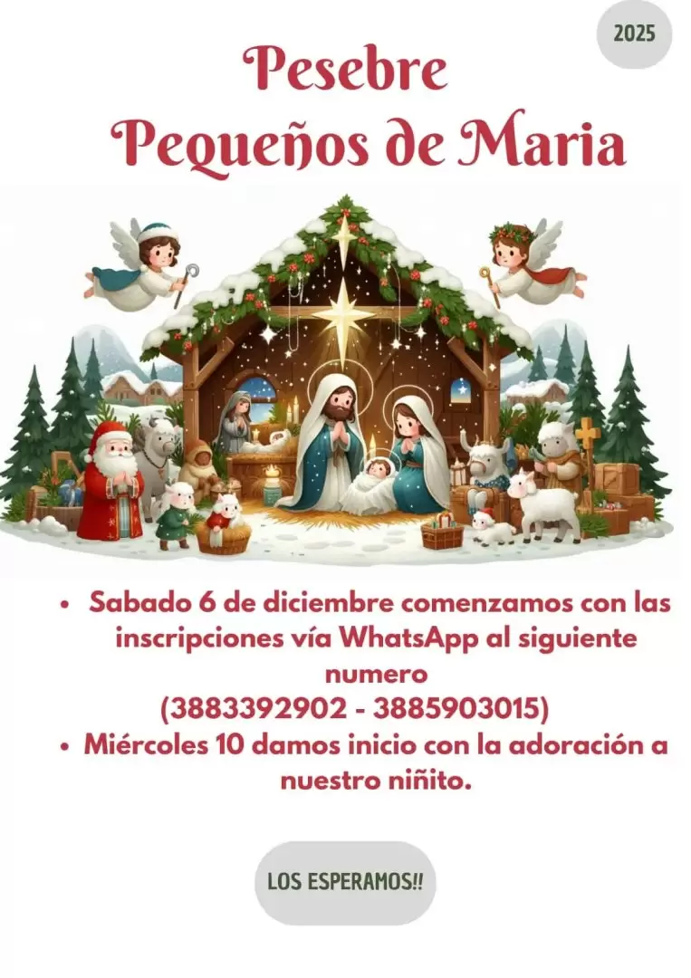 pesebre peque�os de maria