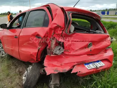 Siniestro vial en Ruta Nacional 66