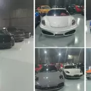 Encuentran 54 vehículos de alta gama en un galpón de la mansión de Pilar adjudicada a presuntos testaferros de "Chiqui" Tapia