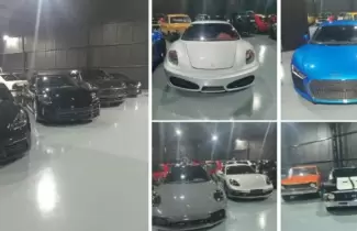 Encuentran 54 veh�culos de alta gama en un galp�n de la mansi�n de Pilar adjudicada a presuntos testaferros de �Chiqui� Tapia