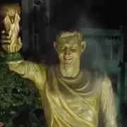 Así es la estatua de 20 metros de altura de Lionel Messi que inaugurarán en India