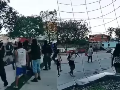 captura video los incidentes. Fuente: La Comarca