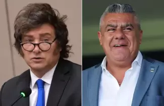 milei y chiqui tapia