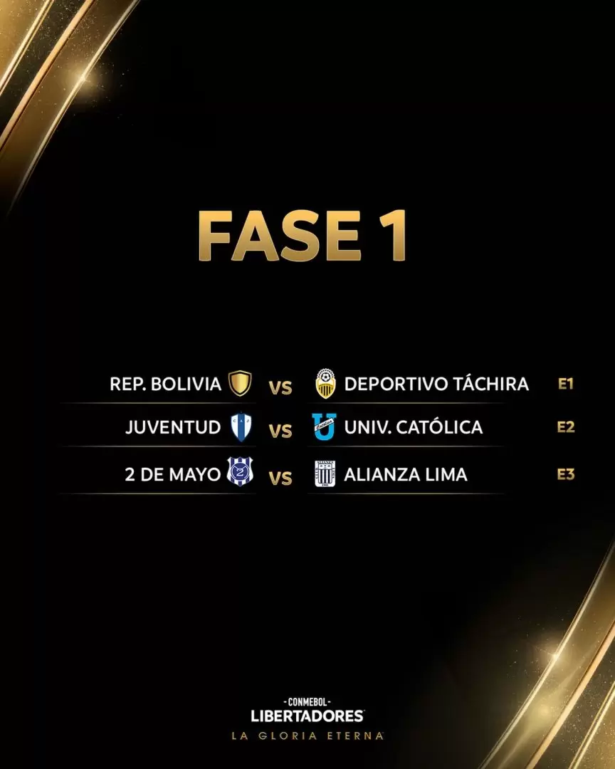Fase 1 Libertadores 2026