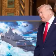 Trump anunció la construcción de un nuevo buque de guerra