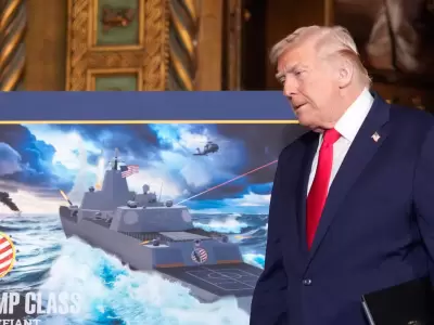 trump buque de guerra