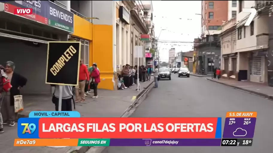 filas en supermercados