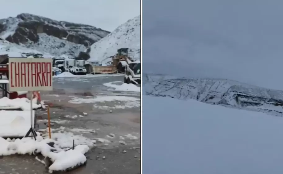 Nieve en Mina Pirquitas