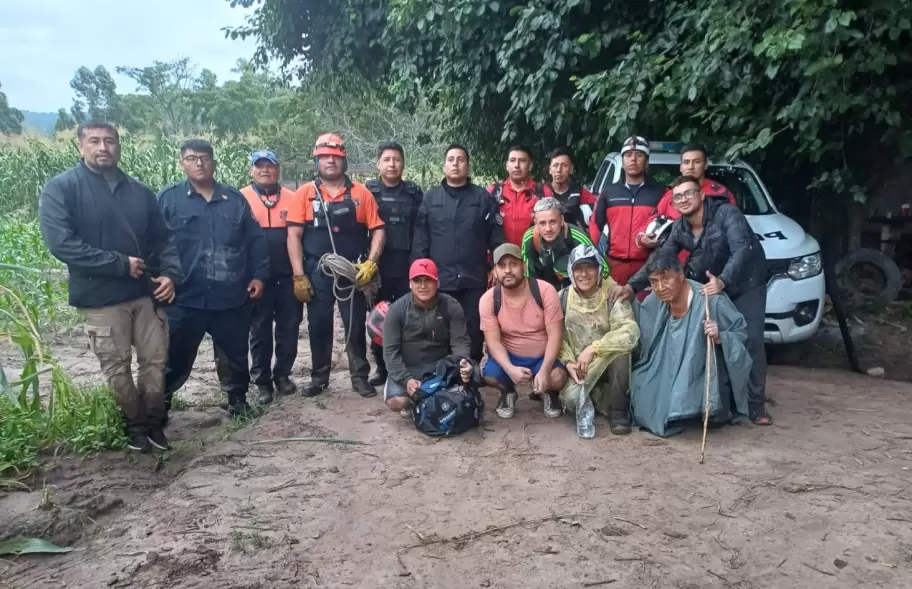 Exitoso rescate en el río Grande