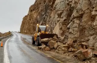 Vialidad Provincial realiza trabajos en Ruta Nacional 52