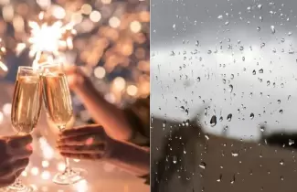 a�o nuevo lluvia