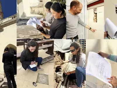 trabajos en la catedral