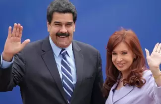 cristina kirchner y nicolas maduro