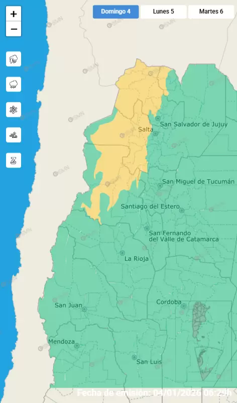 alerta 4 de enero