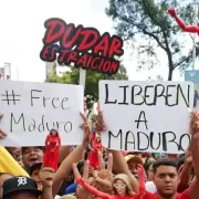 Grupos chavistas salieron a las calles para pedir la liberación de Maduro: "Regresemos a nuestro presidente"