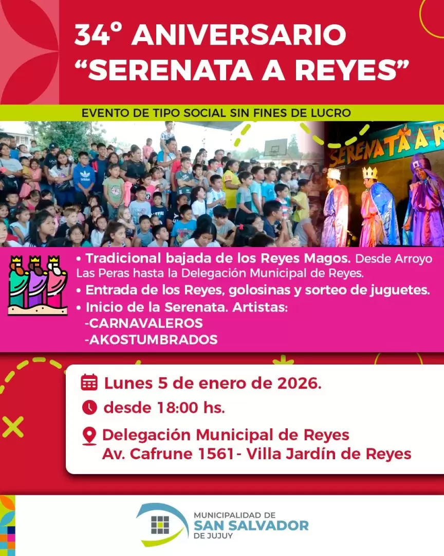 34° Aniversario Serenata a Reyes