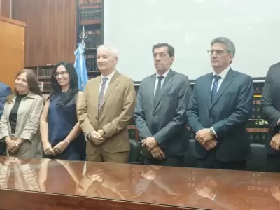 Suprema Corte de Justicia de Jujuy con el gobernador Carlos Sadir