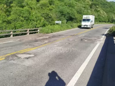 Ruta Nacional 9 en mal estado