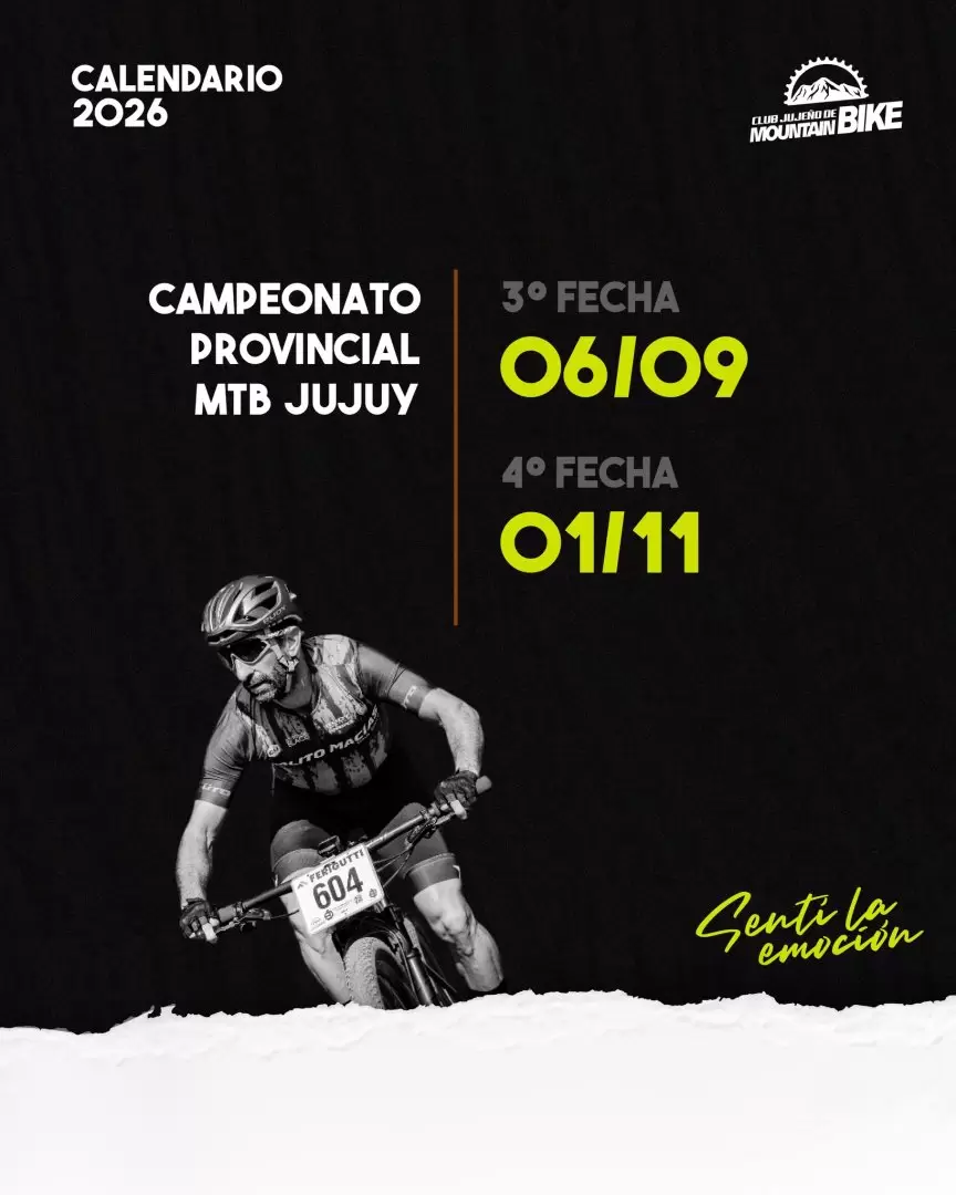 Jujuy ser� el centro del Mountain Bike nacional: conoc� todas las fechas del campeonato 2026